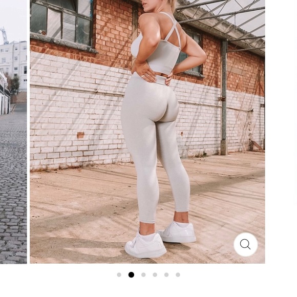 TALL Sustainable zinnia legging - GREY - Picture 2 of 5